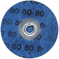 Disques en tissu &agrave; changement rapide Gemini R766/R228, 3" dia., Grain 80, Oxyde d'aluminium Moffatt Supply & Specialties