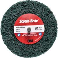 Scotch-Brite Clean and Strip XT Pro Extra Cut Disc XC-DC, 4" Dia., Extra Coarse Grit, Aluminum Oxide Moffatt Supply & Specialties