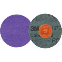 Disque en fibre Roloc Cubitron 3, 2" dia., Grain 60+, C&eacute;ramique Moffatt Supply & Specialties
