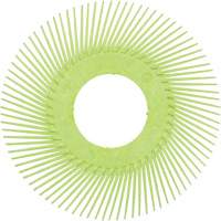 Scotch-Brite Type A Precision Radial Bristle Brush PN-RB without Adapter, Ceramic, 50+ Grit, 6" Dia. Moffatt Supply & Specialties