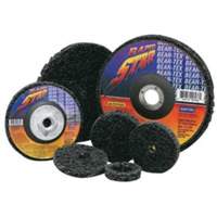 Disques non tiss&eacute;s &agrave; remplacement rapide pour d&eacute;capage Bear-Tex, 2" dia., Grain Extra grossier, Carbure de silicium Moffatt Supply & Specialties