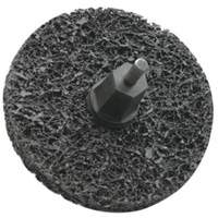 Disques non tiss&eacute;s &agrave; remplacement rapide pour d&eacute;capage Bear-Tex, 3" dia., Grain Extra grossier, Carbure de silicium Moffatt Supply & Specialties