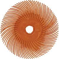 Scotch-Brite Type C Precision Radial Bristle Brush PN-RB, Ceramic, 80+ Grit, 3" Dia. Moffatt Supply & Specialties