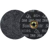 Scotch-Brite Precision Heavy-Duty Surface Conditioning Quick Change Disc, HD-DN, 5" Dia., 80+ Grit, Ceramic Moffatt Supply & Specialties