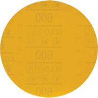 Hookit Gold Abrasive Disc 09260, 6" Dia., 600 Grit, Aluminum Oxide, C-Weight Moffatt Supply & Specialties