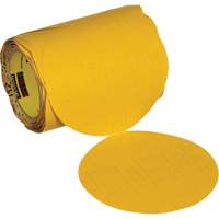 Disque abrasif dor&eacute; en rouleau Stikit 09317, 6" dia., Grain 320, Oxyde d'aluminium Moffatt Supply & Specialties