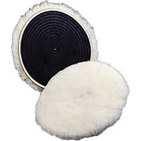 Finesse-it Natural Buffing Pad 82531, 7" Dia., Wool Moffatt Supply & Specialties
