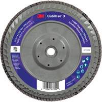 Disque &agrave; lamelles conique 1169F Cubitron 3 &agrave; changement rapide, 7" x 5/8"-11, Type T29, Grain 40+, C&eacute;ramique Moffatt Supply & Specialties