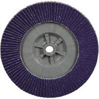 Disque &agrave; lamelles plate 1169F Cubitron 3 &agrave; changement rapide, 6" x 5/8"-11, Type T27, Grain 80+, C&eacute;ramique Moffatt Supply & Specialties