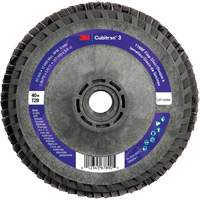 Disque &agrave; lamelles conique 1169F Cubitron 3 &agrave; changement rapide, 5" x 5/8"-11, Type T29, Grain 40+, C&eacute;ramique Moffatt Supply & Specialties