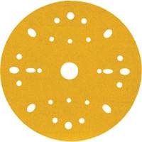 Hookit Gold Abrasive Disc, 6" Dia., 180 Grit, Aluminum Oxide, C-Weight Moffatt Supply & Specialties