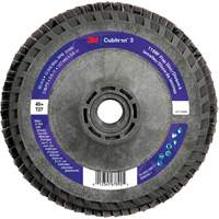 Disque &agrave; lamelles Cubitron 3 1169F, 5" x 5/8"-11, Type T27, Grain 40+, C&eacute;ramique Moffatt Supply & Specialties