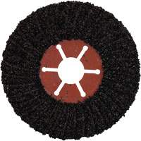 Disque de ponçage semi-flexible POWERFLEX, 4-1/2" dia., Grain C24, Carbure de silicium Moffatt Supply & Specialties