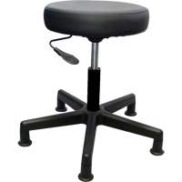 Tabouret de travail de s&eacute;rie 900, Stationnaire, Ajustable, , Vinyle Si&egrave;ge, Noir Moffatt Supply & Specialties