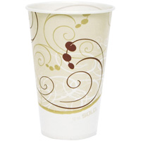 Disposable Cups, Paper, 12 oz., Multi-Colour Moffatt Supply & Specialties