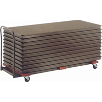Chariots de table empilables plats, 74" la x 31,25" p x 36,25" h Moffatt Supply & Specialties