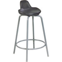Tabouret de s&eacute;rie 500, Position assise/debout, Ajustable, 18" - 26", Polyur&eacute;thane Si&egrave;ge, Noir Moffatt Supply & Specialties