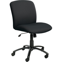 Uber Big & Tall Chairs, Nylon, Black, 500 lbs. Capacity Moffatt Supply & Specialties