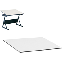 Dessus de table Planmaster, 60" la x 3/4" h, Blanc Moffatt Supply & Specialties