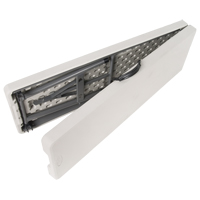 Folding Bench, Polyethylene, 72" L x 12" W x 17" H Moffatt Supply & Specialties