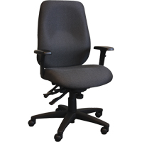 Chaises ergonomiques Cierra , Tissu, Noir, Capacit&eacute; 275 lb Moffatt Supply & Specialties