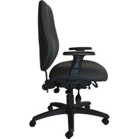 Chaises ergonomiques robustes Cierra , Tissu, Noir, Capacit&eacute; 400 lb Moffatt Supply & Specialties