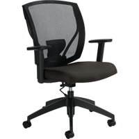 Chaises de travail, Tissu, Charbon, Capacit&eacute; 300 lb Moffatt Supply & Specialties