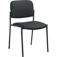 Chaises sans accoudoirs empilables, Tissu, Hauteur 32", Capacit&eacute; 300 lb, Charbon Moffatt Supply & Specialties