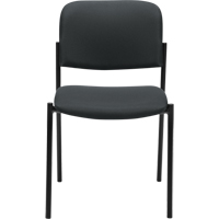 Chaises sans accoudoirs empilables, Tissu, Hauteur 32", Capacit&eacute; 300 lb, Charbon Moffatt Supply & Specialties