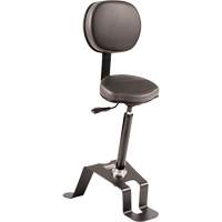 Chaise ergonomique assis-debout TA300, Position assise/debout, Vinyle Si&egrave;ge, Noir Moffatt Supply & Specialties