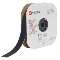 Fastener Tape, Loop, 25 yds x 2", Adhesive, Black Moffatt Supply & Specialties