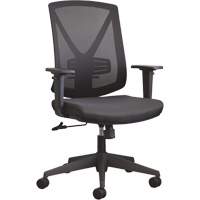 Activ A-47 Synchro Office Chair, Fabric, Black, 275 lbs. Capacity Moffatt Supply & Specialties