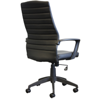 Activ A-128 Office Chair, Polyurethane, Black, 275 lbs. Capacity Moffatt Supply & Specialties