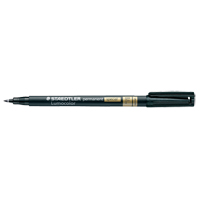 Lumocolor&reg; Permanent Marker, Black, Fine Tip Moffatt Supply & Specialties
