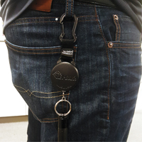 Porte-cl&eacute;s Securit, Polycarbonate, C&acirc;ble 48", Fixation Mousqueton Moffatt Supply & Specialties