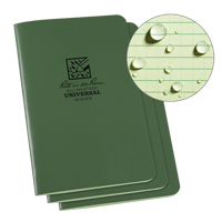 Notebook, Soft Cover, Green, 48 Pages, 4-5/8" W x 7" L Moffatt Supply & Specialties