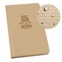 Livre reli&eacute;, Couverture rigide, Havane, 160 Pages, 4-5/8" , 7-1/4"  Moffatt Supply & Specialties