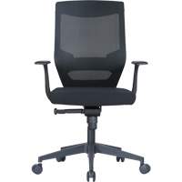 Activ Series Synchro-Tilt Office Chair, Fabric/Mesh, Black, 275 lbs. Capacity Moffatt Supply & Specialties