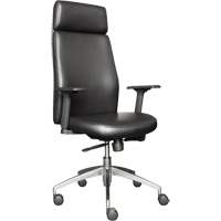 Activ Series High Back Executive Chair, Polyurethane/Vinyl, Black, 275 lbs. Capacity Moffatt Supply & Specialties