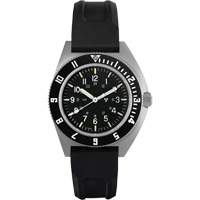 Steel Navigator Watch on 3-Piece Rubber Strap Kit, Digital, Battery Operated, 41 mm, Black Moffatt Supply & Specialties