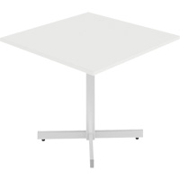 Table carr&eacute;e &agrave; hauteur r&eacute;glable Newland, 36" lo x 36" la x 29" h, Dessus de 1", Stratifi&eacute;, Blanc Moffatt Supply & Specialties