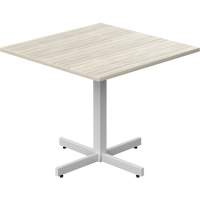 Table carr&eacute;e &agrave; hauteur r&eacute;glable Newland, 36" lo x 36" la x 29" h, Dessus de 1", Stratifi&eacute;, Havane Moffatt Supply & Specialties