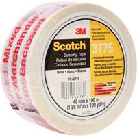 Ruban d'emballage Scotch 3775 avec message, Adh&eacute;sif Thermofusible, 2 mils, 48 mm (1-22/25") x 100 m (328') Moffatt Supply & Specialties