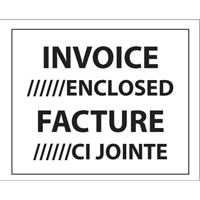 Pochettes pour bordereau d'exp&eacute;dition, 4" lo x 5" la, Style Insertion par l'arri&egrave;re Moffatt Supply & Specialties