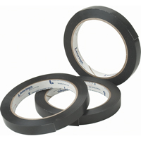 Black General Purpose Strapping Tape, 2.7 mils Thick, 12 mm (47/100") x 54.864 m (180')  Moffatt Supply & Specialties