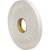 Double-Coated Foam Tape, 66 m (216') L x 18 mm (3/4") W, 60 lbs., Polyethylene Moffatt Supply & Specialties