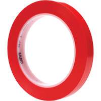 Ruban en vinyle 471, 12 mm (1/2") la x 32,9 m (108') lo, 5,3 mils, Rouge Moffatt Supply & Specialties