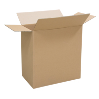 Double-Wall Corrugated Box, 24" L x 15" W x 25" H, Flute BC Moffatt Supply & Specialties