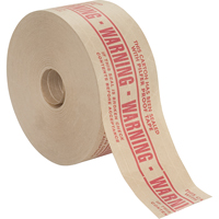 Pre-Printed Gummed Tapes, 72 mm (2-4/5") x 137 m (449.475'), Kraft Moffatt Supply & Specialties