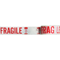 Bilingual Printed Tape – Fragile This Side Up , Red on White Moffatt Supply & Specialties
